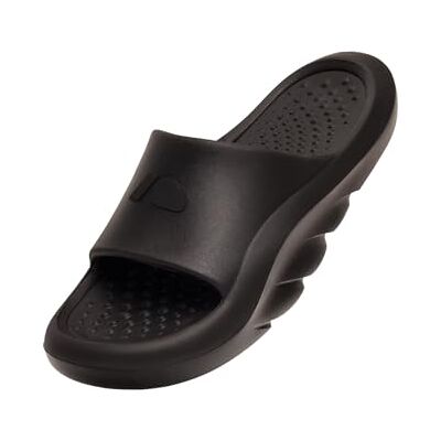 Kubota Chaussures de bain pour homme et femme Antidérapantes Pantoufles d'été Chaussons ultra légers Noir 42/43 - Publicité Kubota Chaussures de bain pour homme et femme Antidérapantes Pantoufles d'été Chaussons ultra légers Noir 42/43 - Publicité