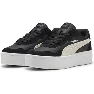 Puma Sneakers en Daim Court Lally Skye Femme 38, Black White - Publicité Puma Sneakers en Daim Court Lally Skye Femme 38, Black White - Publicité