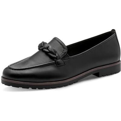 Tamaris Mocassin Femme plat Cuir noir 38 EU - Publicité Tamaris Mocassin Femme plat Cuir noir 38 EU - Publicité