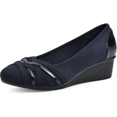 CLIFFS BY WHITE MOUNTAIN Femme Bowie Escarpins, Nylon Bleu Marine, 38.5 EU - Publicité CLIFFS BY WHITE MOUNTAIN Femme Bowie Escarpins, Nylon Bleu Marine, 38.5 EU - Publicité