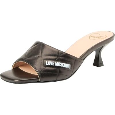 Love Moschino Femme Ja28025g0iie000 Sabotd.ROCKTTO 55 Nappa Noir, 36 EU - Publicité Love Moschino Femme Ja28025g0iie000 Sabotd.ROCKTTO 55 Nappa Noir, 36 EU - Publicité