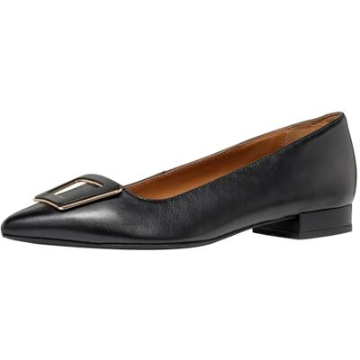 Geox Ballerines Plates D Charyssa C pour Femme, Noir, 2 UK - Publicité Geox Ballerines Plates D Charyssa C pour Femme, Noir, 2 UK - Publicité