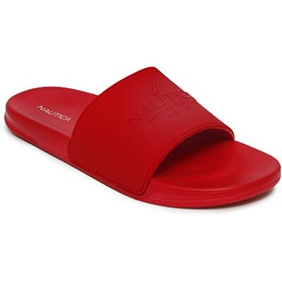 Nautica Men's Athletic Slide Comfort Sandal-Porter-Red-12 - Publicité Nautica Men's Athletic Slide Comfort Sandal-Porter-Red-12 - Publicité