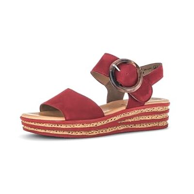 Gabor Sandales à plateforme pour femme 64.550-4 cm talon compensé & fermeture velcro Sandales élégantes & mules pour femme, 42 EU - Publicité Gabor Sandales à plateforme pour femme 64.550-4 cm talon compensé & fermeture velcro Sandales élégantes & mules pour femme, 42 EU - Publicité