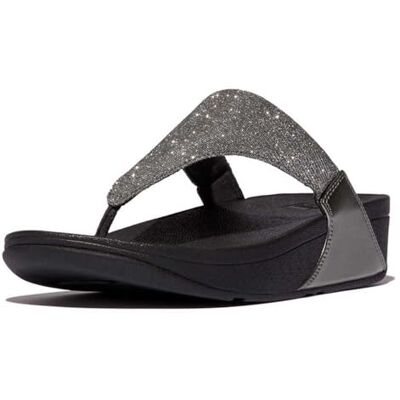 Fitflop Sandales Lulu Shimmerlux pour femme, étain, 43 EU - Publicité Fitflop Sandales Lulu Shimmerlux pour femme, étain, 43 EU - Publicité