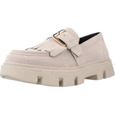 Geox Femme D Vilde Moccasin, Sable, 38 EU - Publicité Geox Femme D Vilde Moccasin, Sable, 38 EU - Publicité