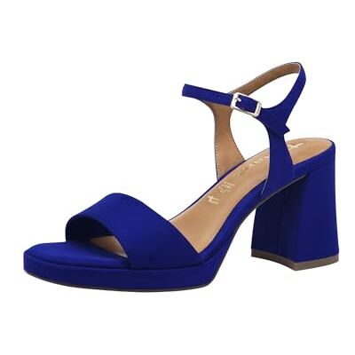 Tamaris Sandales à talons pour femme 1-28343-44, bleu marine, 37 EU - Publicité Tamaris Sandales à talons pour femme 1-28343-44, bleu marine, 37 EU - Publicité