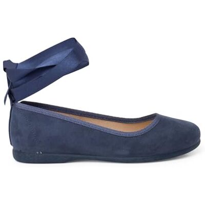 Pisamonas Ballerines pour Fille Et Femme avec Rubans en Satin Et Bride Taille 34 Couleur Bleu De France - Publicité Pisamonas Ballerines pour Fille Et Femme avec Rubans en Satin Et Bride Taille 34 Couleur Bleu De France - Publicité