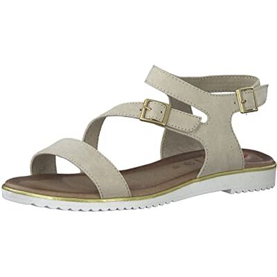 Jana Femme 8-28177-20 Sandale, Beige, 37 EU Large - Publicité Jana Femme 8-28177-20 Sandale, Beige, 37 EU Large - Publicité