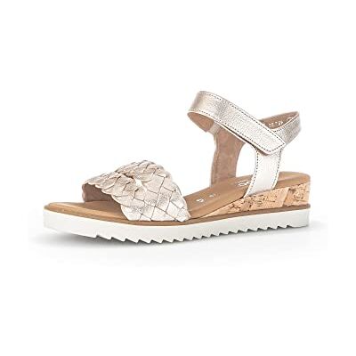 Gabor -Sandale Compensé pour Femme comfort, confortable en Cuir, modèle 42.759/89T6.5 - Publicité Gabor -Sandale Compensé pour Femme comfort, confortable en Cuir, modèle 42.759/89T6.5 - Publicité