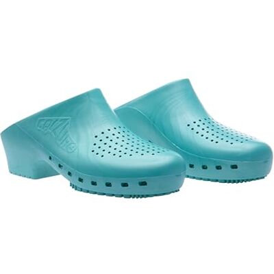 Calzuro Chaussons sanitaires S Classic avec trous professionnels CE 37-38 Aigue-marine - Publicité Calzuro Chaussons sanitaires S Classic avec trous professionnels CE 37-38 Aigue-marine - Publicité