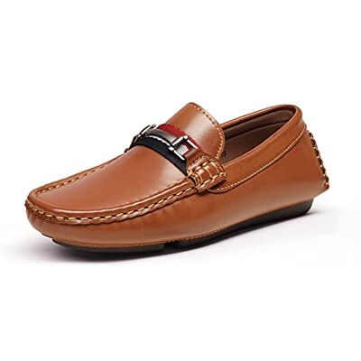 Bruno Marc Mocassins pour Enfants Confortable Chaussures Plates Respirantes et Légères Mocassin Flexible aux Garçons et Filles pour Marcher Courir,Size 31,Brun,SBLS218K - Publicité Bruno Marc Mocassins pour Enfants Confortable Chaussures Plates Respirantes et Légères Mocassin Flexible aux Garçons et Filles pour Marcher Courir,Size 31,Brun,SBLS218K - Publicité