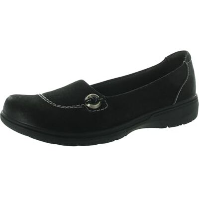 Clarks Mocassins Carleigh Lulin pour Femme, Noir/Nubuck, 44 EU - Publicité Clarks Mocassins Carleigh Lulin pour Femme, Noir/Nubuck, 44 EU - Publicité