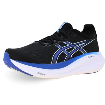 Asics Homme Gel-Nimbus 27 Sneaker, Black Dark Cobalt, 39.5 EU - Publicité Asics Homme Gel-Nimbus 27 Sneaker, Black Dark Cobalt, 39.5 EU - Publicité