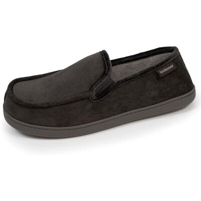 Isotoner Chaussons pantoufles Mocassins homme semelle à mémoire de forme, 43, gris - Publicité Isotoner Chaussons pantoufles Mocassins homme semelle à mémoire de forme, 43, gris - Publicité