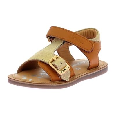 Kickers DIAZZ,SANDALE BEBE CAMEL OR, 22 EU - Publicité Kickers DIAZZ,SANDALE BEBE CAMEL OR, 22 EU - Publicité