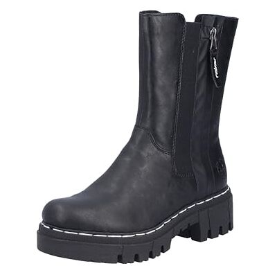 Rieker Femme 74083 Bottes Chelsea, Noir, 36 EU - Publicité Rieker Femme 74083 Bottes Chelsea, Noir, 36 EU - Publicité