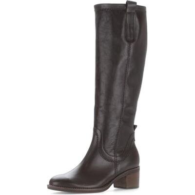 Gabor Bottes à tige en cuir lisse pour femme Marron, marron, 37 EU - Publicité Gabor Bottes à tige en cuir lisse pour femme Marron, marron, 37 EU - Publicité