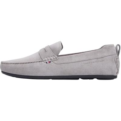Tommy Hilfiger Core Hilfiegr Suede Driver FM0FM05789 Chaussures de conducteur pour Homme, Gris (Universal Grey), Pointure 42 - Publicité Tommy Hilfiger Core Hilfiegr Suede Driver FM0FM05789 Chaussures de conducteur pour Homme, Gris (Universal Grey), Pointure 42 - Publicité