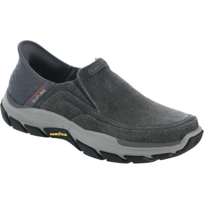 Skechers USA Men's Respected-Holmgren Mocassins à Enfiler pour Femme, Char, 44 EU - Publicité Skechers USA Men's Respected-Holmgren Mocassins à Enfiler pour Femme, Char, 44 EU - Publicité