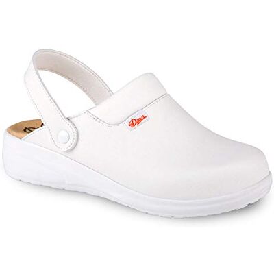 DIAN Clog Ultra léger, antibactérien, antidérapant, idéal pour les hôpitaux, la santé, la cuisine et le nettoyage, Mar blanc blanc Mar 38 EU - Publicité DIAN Clog Ultra léger, antibactérien, antidérapant, idéal pour les hôpitaux, la santé, la cuisine et le nettoyage, Mar blanc blanc Mar 38 EU - Publicité