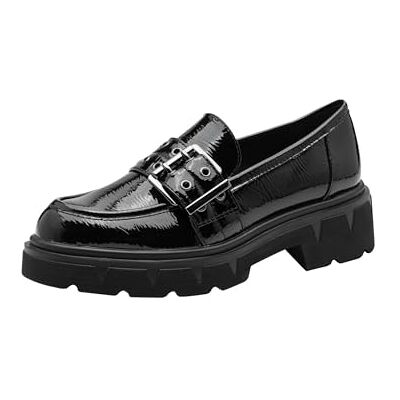 MARCO TOZZI Femme Slipper Mocassin, Noir-Cuir Verni, 42 EU - Publicité MARCO TOZZI Femme Slipper Mocassin, Noir-Cuir Verni, 42 EU - Publicité