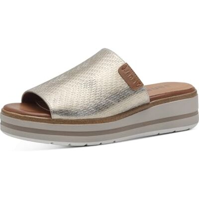 Jana Mules Femme à Semelle épaisse Vegan, Gold Comb, 37 EU - Publicité Jana Mules Femme à Semelle épaisse Vegan, Gold Comb, 37 EU - Publicité