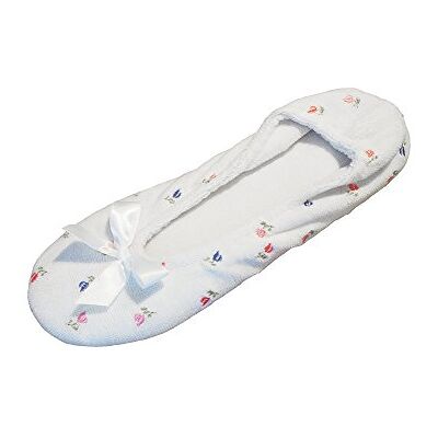 Isotoner Sandales Plates en Tissu éponge pour Femme, Nœud Blanc, 39 EU - Publicité Isotoner Sandales Plates en Tissu éponge pour Femme, Nœud Blanc, 39 EU - Publicité