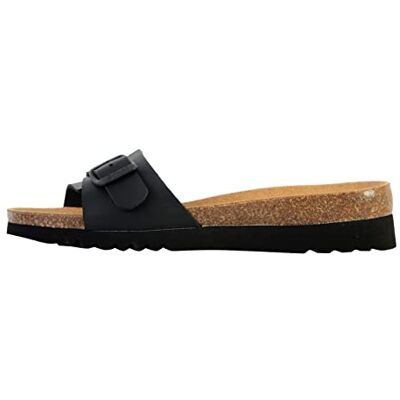 Scholl Femme Ginni Racine Accueil Chaussures-femme Mules, Noir, 38 EU - Publicité Scholl Femme Ginni Racine Accueil Chaussures-femme Mules, Noir, 38 EU - Publicité