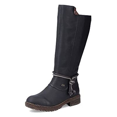 Rieker Femme Bottes Z4774, Dame Bottes d'hiver,Hydrofuge,riekerTEX,imperméable,Bottes d'hiver,Bottes à Lacets,fourré,Noir (Schwarz / 00),37 EU / 4 UK - Publicité Rieker Femme Bottes Z4774, Dame Bottes d'hiver,Hydrofuge,riekerTEX,imperméable,Bottes d'hiver,Bottes à Lacets,fourré,Noir (Schwarz / 00),37 EU / 4 UK - Publicité