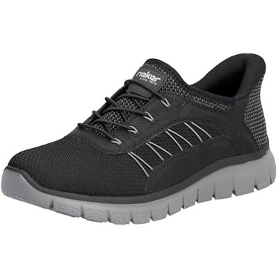 Rieker Herren Slipper Schwarz GR. 45 - Publicité Rieker Herren Slipper Schwarz GR. 45 - Publicité