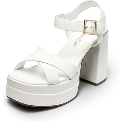 DREAM PAIRS Sandales à talon pour femme - Publicité DREAM PAIRS Sandales à talon pour femme - Publicité