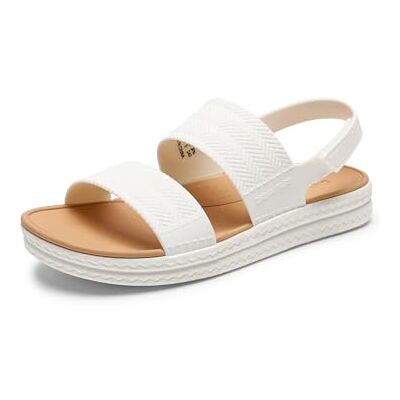DREAM PAIRS Sandales Femme Été Plates Légères Confortables en TPU Water Shoes avec Soutien de la Voûte Plantaire Chaussures de Plage Piscine et Quotidien Antidérapantes,Size 35,Blanc - Publicité DREAM PAIRS Sandales Femme Été Plates Légères Confortables en TPU Water Shoes avec Soutien de la Voûte Plantaire Chaussures de Plage Piscine et Quotidien Antidérapantes,Size 35,Blanc - Publicité