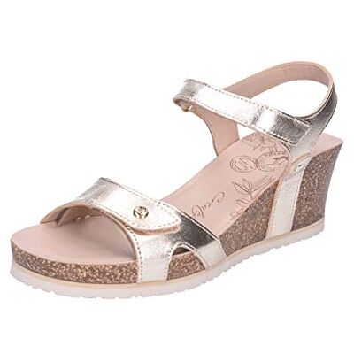 Panama Jack Julia Shine Sandales compensées Femme, Oro B003, 37 EU - Publicité Panama Jack Julia Shine Sandales compensées Femme, Oro B003, 37 EU - Publicité