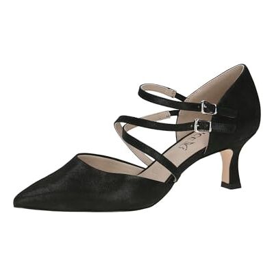 CAPRICE Escarpins Femme en Cuir Bout Pointu, Noir (Black Metallic), 38,5 EU - Publicité CAPRICE Escarpins Femme en Cuir Bout Pointu, Noir (Black Metallic), 38,5 EU - Publicité