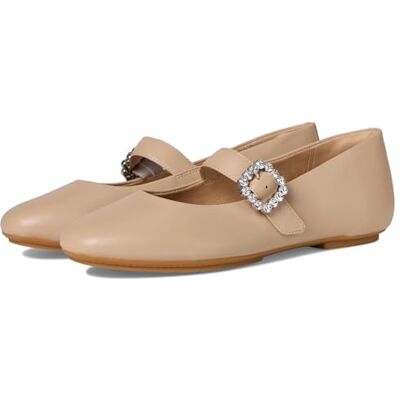 Fitflop Chaussures Mary Jane Delicato Crystal-Buckle en Cuir pour Femme, Beige Classique, 40 EU Schmal - Publicité Fitflop Chaussures Mary Jane Delicato Crystal-Buckle en Cuir pour Femme, Beige Classique, 40 EU Schmal - Publicité