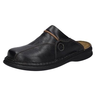 Josef Seibel Klaus, Chaussons homme, Noir (26 611 Black/Cognac), 48 - Publicité Josef Seibel Klaus, Chaussons homme, Noir (26 611 Black/Cognac), 48 - Publicité
