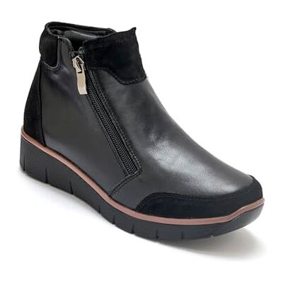 Pediconfort Boots double zip compensées - Publicité Pediconfort Boots double zip compensées - Publicité