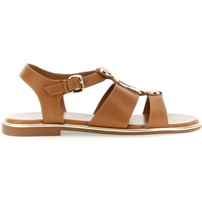 CAFèNOIR Sandales En Cuir Avec Boucle Et Triple Accessoire, Pour Femme, Couleur Marron, Taille 39 - Publicité CAFèNOIR Sandales En Cuir Avec Boucle Et Triple Accessoire, Pour Femme, Couleur Marron, Taille 39 - Publicité