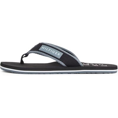 Tommy Hilfiger Tongs Homme Patch Beach Sandal avec Logo, Noir (Black), 40 - Publicité Tommy Hilfiger Tongs Homme Patch Beach Sandal avec Logo, Noir (Black), 40 - Publicité