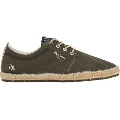 Pepe Jeans Chaussures bluchers en Cuir Vert de l'ouest Touristique - Publicité Pepe Jeans Chaussures bluchers en Cuir Vert de l'ouest Touristique - Publicité