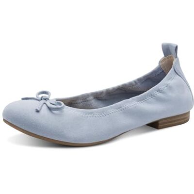 MARCO TOZZI Ballerines Femme Semelle intérieure Feel Me Souple Doublure Douce Vegan Moderne, Bleu (LT.Blue), 38 EU - Publicité MARCO TOZZI Ballerines Femme Semelle intérieure Feel Me Souple Doublure Douce Vegan Moderne, Bleu (LT.Blue), 38 EU - Publicité