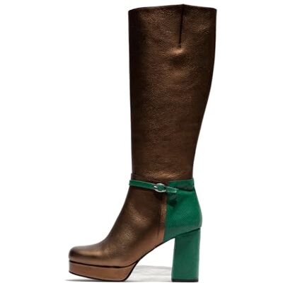 Fly London Femme Fashion Boot, CUIVRE/ÉMERAUDE, 37 EU - Publicité Fly London Femme Fashion Boot, CUIVRE/ÉMERAUDE, 37 EU - Publicité