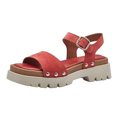 Tamaris Sandales plates pour femme , rouge, 39 EU - Publicité Tamaris Sandales plates pour femme , rouge, 39 EU - Publicité