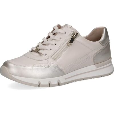 CAPRICE Baskets Femme en Cuir, Blanc (OFFWHITE Comb), 41 EU - Publicité CAPRICE Baskets Femme en Cuir, Blanc (OFFWHITE Comb), 41 EU - Publicité
