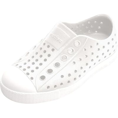 Native Shoes Native Kids Jefferson Junior Water Proof Shoes, Shell White/Shell White, 4 Medium US Big Kid - Publicité Native Shoes Native Kids Jefferson Junior Water Proof Shoes, Shell White/Shell White, 4 Medium US Big Kid - Publicité