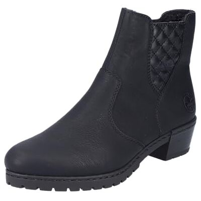 Rieker Bottines Chelsea Y1750 pour femme, Noir, 38 EU - Publicité Rieker Bottines Chelsea Y1750 pour femme, Noir, 38 EU - Publicité