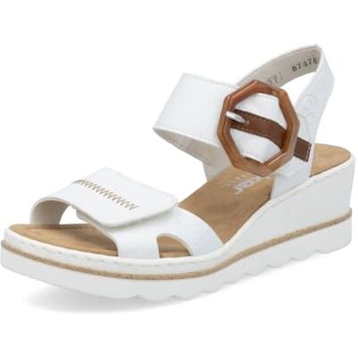 Rieker® Sandales talon compensé Taille 37 - Publicité Rieker® Sandales talon compensé Taille 37 - Publicité