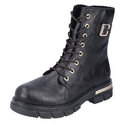Rieker Femme Z9133 Bottes à Lacets, Noir, 41 EU - Publicité Rieker Femme Z9133 Bottes à Lacets, Noir, 41 EU - Publicité