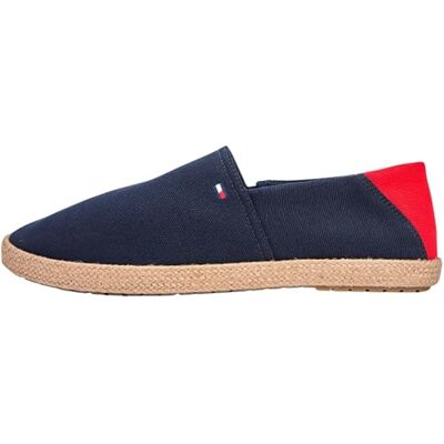 Tommy Hilfiger Core Hilfiger Espadrilles Textile FM0FM05792 pour Homme, Bleu (Desert Sky), Pointure 42 - Publicité Tommy Hilfiger Core Hilfiger Espadrilles Textile FM0FM05792 pour Homme, Bleu (Desert Sky), Pointure 42 - Publicité